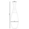 Uniquewise 31.5" Spun Bamboo Tall Trumpet Floor Vase Black and Natural QI003356BK.L - alternate 5